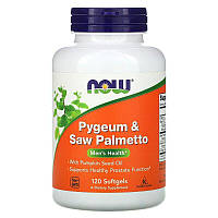 Now Foods Pygeum & Saw Palmetto 120 гелевых капсул