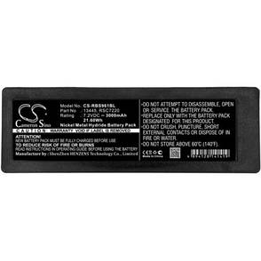 Аккумуляторна батарея для CS-RBS961BL для Scanreco 590 7,2V 3000 mAh Ni-MH, фото 2