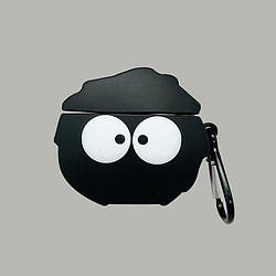 Силіконовий чохол Alitek для навушників Apple AirPods 1 / 2 Вуглинка Black