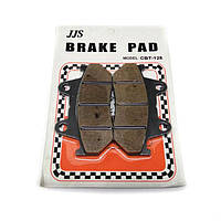 Колодки гальмівні на мотоцикл Zongshen CBT-125, CBT-150 (під дискове гальмо)