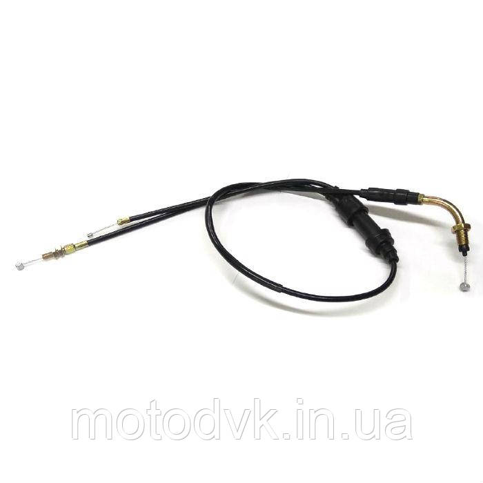 Трос газу на мотоцикл Zongshen V200cc, V250c подвійний (960 мм)