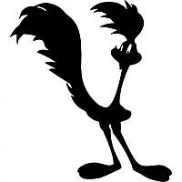 Вінілова наклейка на автомобіль - The Road Runner | Дорожній бігун v2