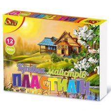 Пластилін Olli 300гр, 12 цв.