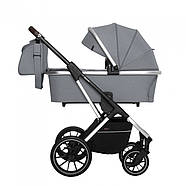 Коляска універсальна 2 в 1 Carello Aurora CRL-6505 Silver Grey сумка для мами +дощовик, фото 2