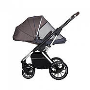 Коляска універсальна 2 в 1 Carello Aurora CRL-6505 Silver Grey сумка для мами +дощовик, фото 3