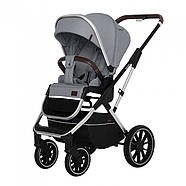 Коляска універсальна 2 в 1 Carello Aurora CRL-6505 Silver Grey сумка для мами +дощовик, фото 4