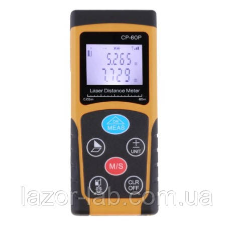 Лазерний далекомір ( лазерна рулетка ) CP-60P (від 0,05 до 60 м), фото 1