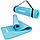 Коврик (мат) для йоги та фітнесу Springos NBR 1 см YG0033 Sky Blue, фото 4