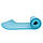 Коврик (мат) для йоги та фітнесу Springos NBR 1 см YG0033 Sky Blue, фото 7
