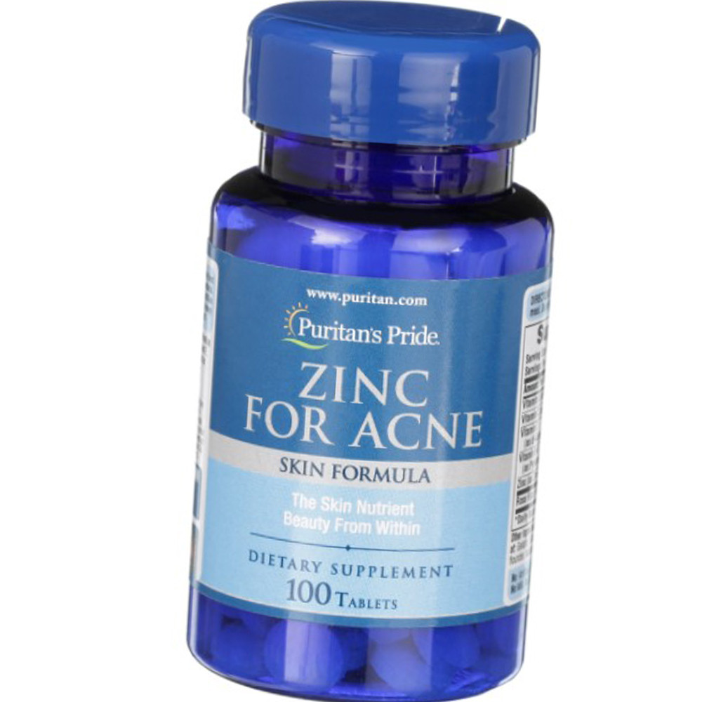 Цинк Puritan's Pride Zinc For Acne табл 100