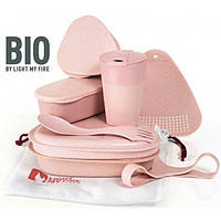 Набір посуду Light My Fire MealKit BIO 8 pcs Pink (1033-LMF 2413610110)