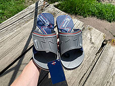 Чоловічі шльопанці SAHAB Сахаб Grey Navy сірі Оригінал, фото 4