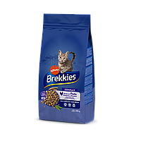 Сухой корм для взрослых кошек Brekkies (Брекис) Cat Complet с курицей и овощами 15 кг