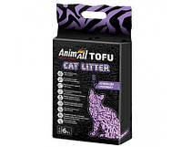 Наполнитель соевый AnimAll (АнимАлл) Tofu Lavender 2,6кг (6л) с ароматом лаванды для кошачьего туалета