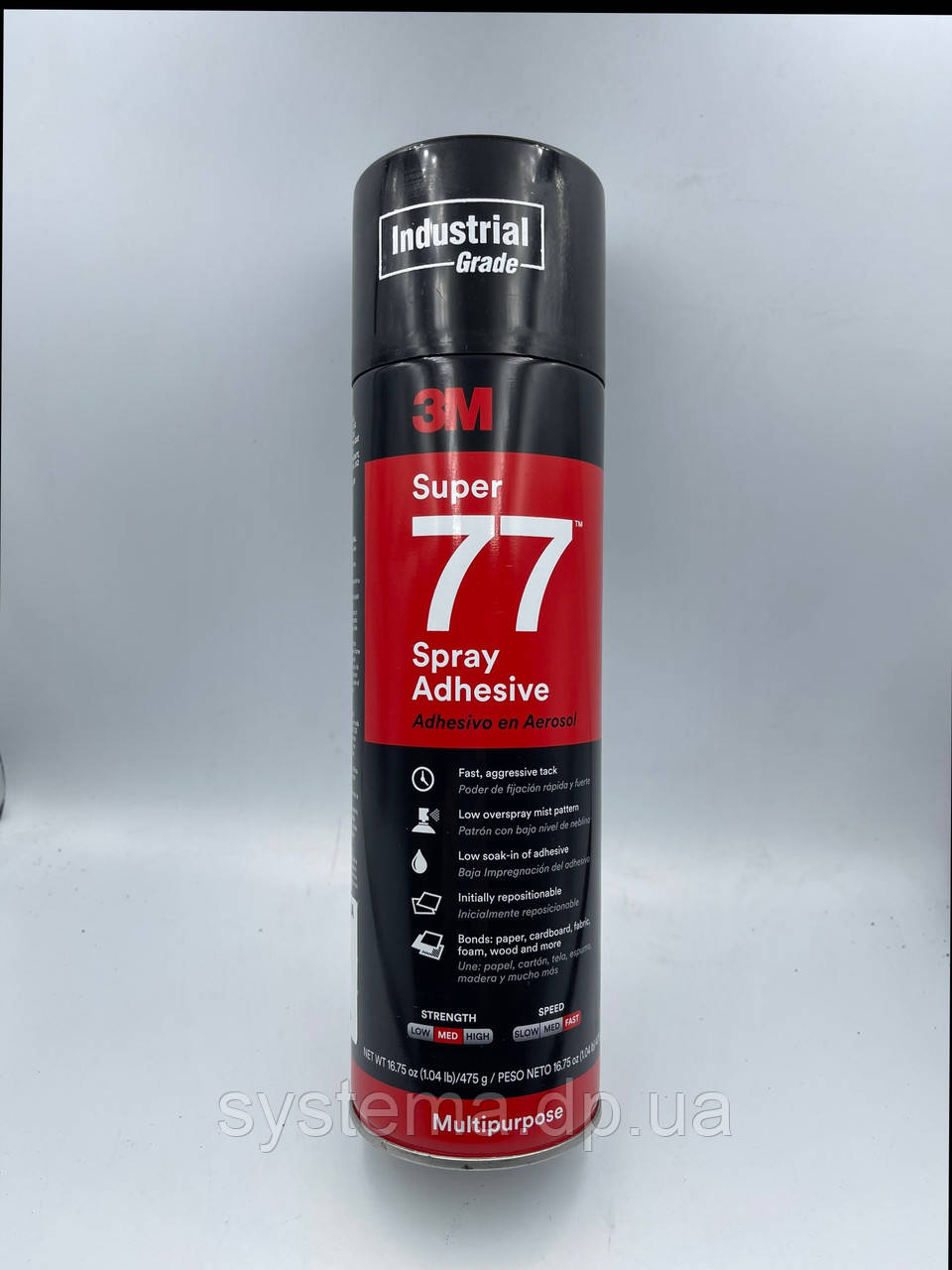 3M™ Scotch-Weld™ Super 77™ - Аерозольний клей-спрей, 710 мл, 475 грам