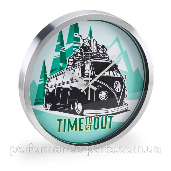 Настінні годинники Volkswagen T1 Bulli Wall Clock, артикул 1H2050810 Офіційна колекція Volkswagen