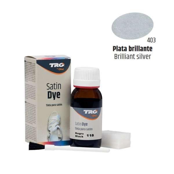 Фарба №403 Brilliant Silver (срібний Світло) для сатину TRG Satin Dye, 50 мл