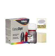 Фарба для шкіри №403 Brilliant Silver (срібний Світло) , гладкої шкіри та шкірозамінника 25 мл + аплікатор