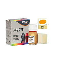 Фарба для шкіри №405 Gold (Золото) , гладкої шкіри та шкірозамінника 25 мл + аплікатор