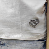 Жіноча стильна футболка зі стразами, фото 3