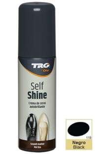 Рідкий крем для взуття чорний TRG Self Shine, 75 мл
