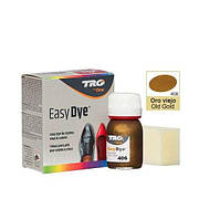 Фарба для шкіри №406 Old Gold (Старе золото) , гладкої шкіри та шкірозамінника 25 мл + аплікатор