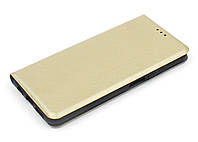 Чохол книжка Premium для Xiaomi Redmi Note 10 4G / Note 10s Екошкіра Золотий