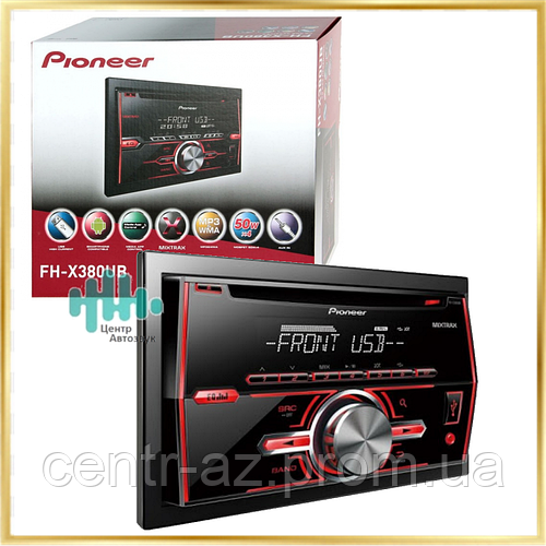 Купить Магнитола 2din пионер Pioneer FH-X380UB, цена 2790 ₴ — Prom.ua ...