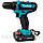 Шурупокрут-дриль Makita 550 DWE (21V, 2.0AH) з набором інструментів, фото 5