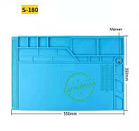 Коврик органайзер на рабочий стол S-180 ( 550мм x 350 мм) для разборки и пайки электроники