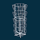 Стійка обертова BENARDO-30, H950 D360 (30 місць, 6 граней, настільна). Торгова рекламна вертушка для аксесуарів, листівок, друку, фото 7