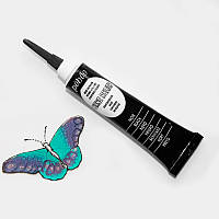 Контур объемный рельеф черный по стеклу, керамике и металлу Pebeo