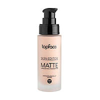 Тональная основа для лица Topface Skin Editor Matte SPF 20, с матирующим эффектом, 30 мл, №02