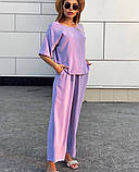 Повсякденний жіночий прогулянковий костюм літній, фото 2