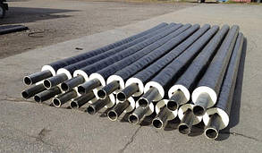 Труба попередньоїзольована в землю в ПЄ оболонці 57х3,5/125