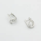 Срібні сережки Спокуса, фото 2