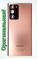 Задняя крышка б/у Samsung N985 Galaxy Note 20 Ultra Mystic Bronze оригинал GH82-23281D
