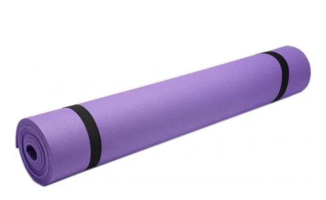 Килимок для йоги EVA 5мм 173х61см,6 кольор.,61х11х11см №M0380-2(24), фото 1