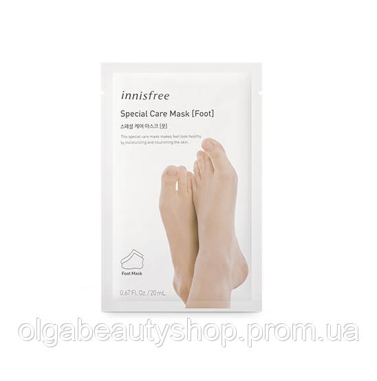 Маска-носочки для Ног Увлажняющая INNISFREE Special Care Mask Foot 20g ...
