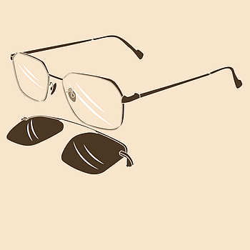 Окуляри для зору з насадками