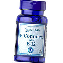 Комплекс вітамінів групи Б Puritan's Pride Vitamin B-Complex And Vitamin B-12 90 таб, фото 5