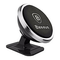 Автомобильный держатель Baseus Car and Desk Holder Magnetic 360 Rotation Silver (SUGENT-NT0S)