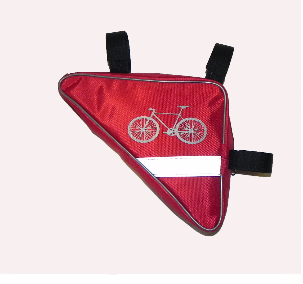 Велосумка органайзер під раму велосипеда (червоний)