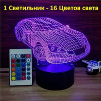 3D Світильник, "Автомобіль", цікаві подарунки дітям, Подарунки на день народження для хлопчиків