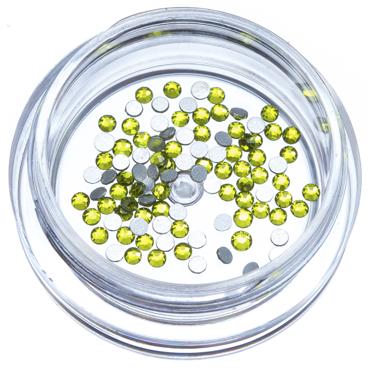 Камені хамелеон 004, d=1.7 мм 100 штук лимонні