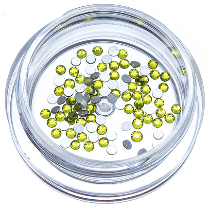 Камені хамелеон 004, d=1.7 мм 100 штук лимонні, фото 1