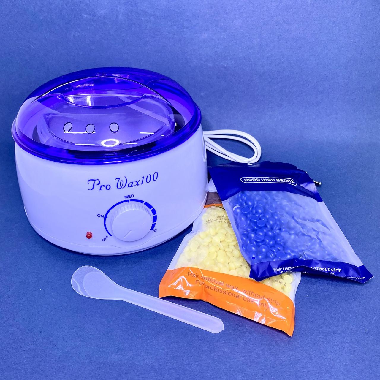 Набір для депіляції, воскоплавом Pro-wax 100 (2 воску по 100 гр)