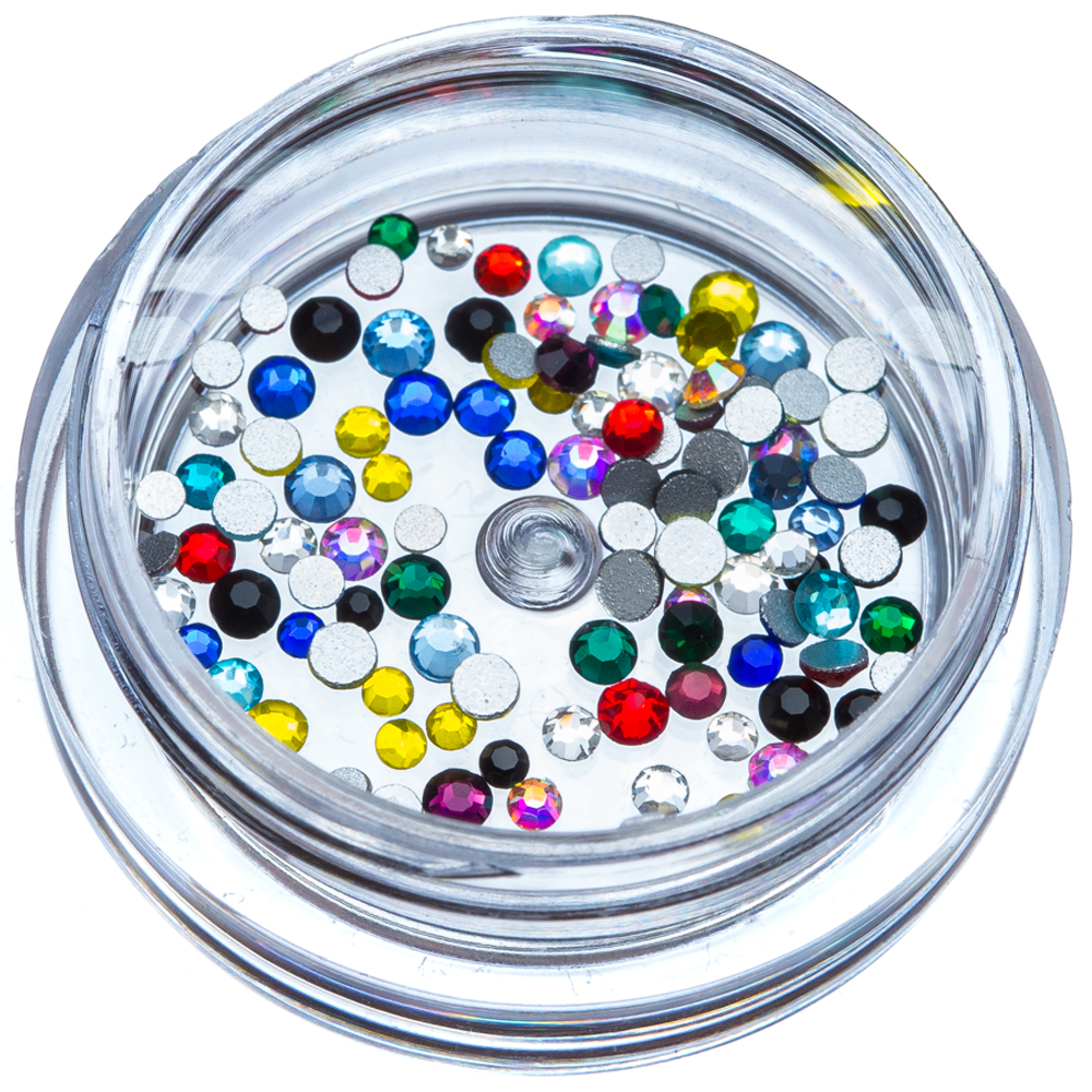 Камені для декору 100 штук, мікс кольорів
