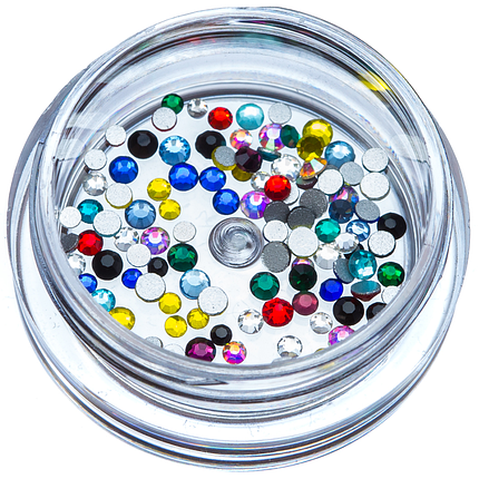 Камені для декору 100 штук, мікс кольорів, фото 1