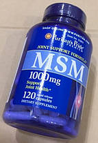 Для суглобів і зв'язок Puritan's Pride MSM 1000 mg 120 капс, фото 3